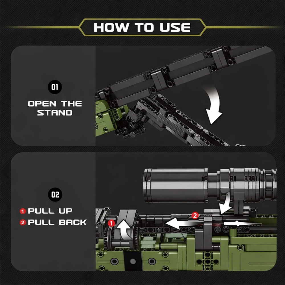 Magnum AWM Sniper Rifle Bouwset