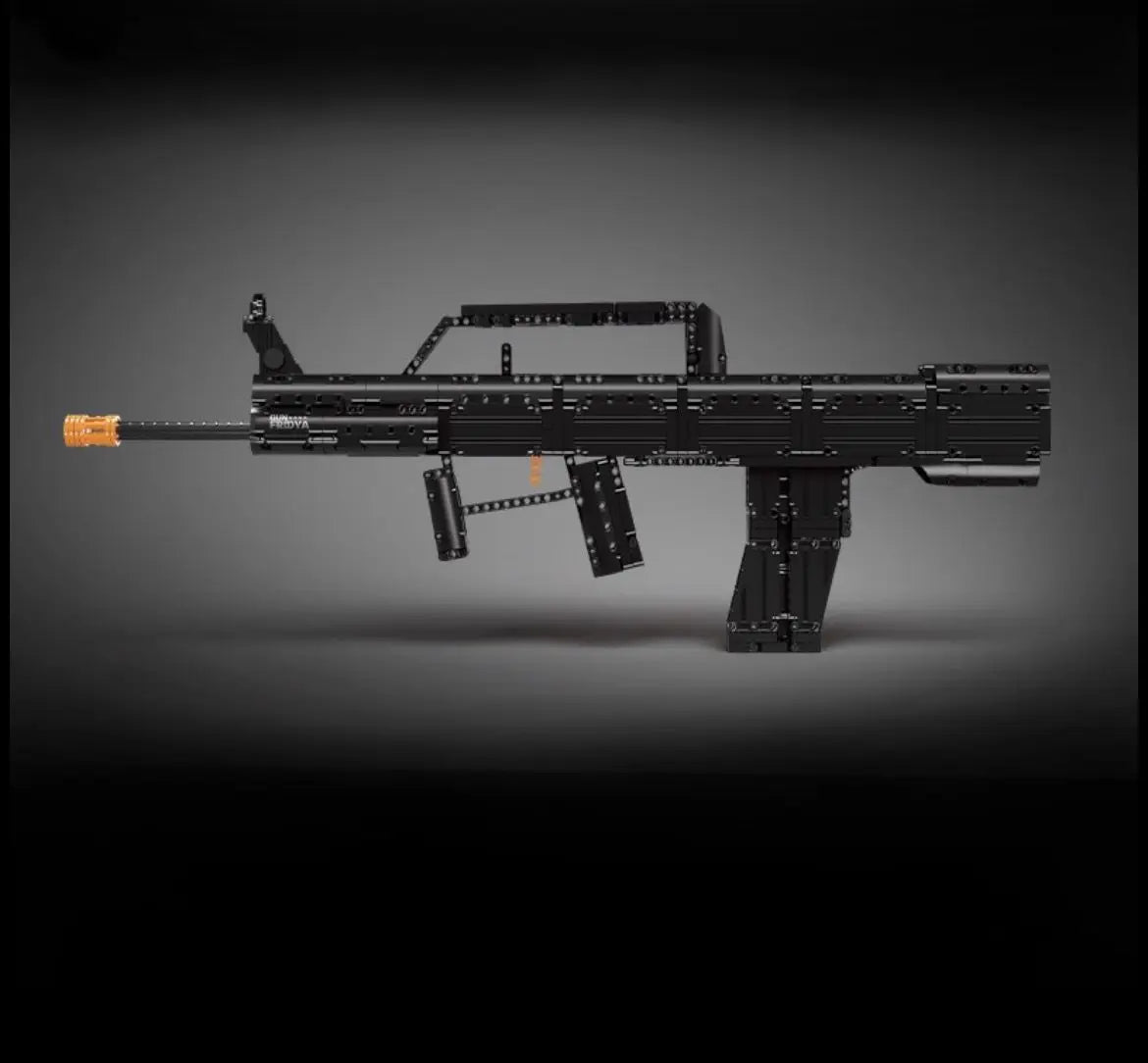 Mould King Bouwset Qbz95 Assault Rifle - Militair Model met Unieke Blokken voor Kinderen