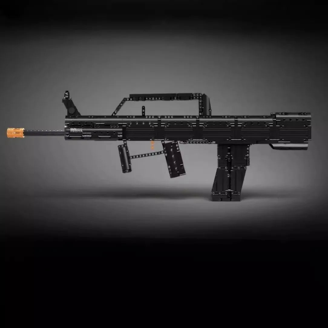 Mould King Bouwset Qbz95 Assault Rifle - Militair Model met Unieke Blokken voor Kinderen
