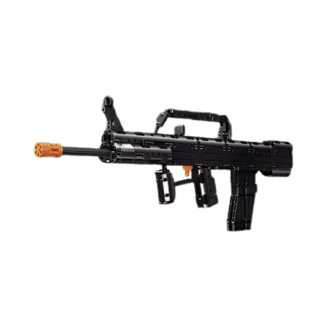 Mould King Bouwset Qbz95 Assault Rifle - Militair Model met Unieke Blokken voor Kinderen