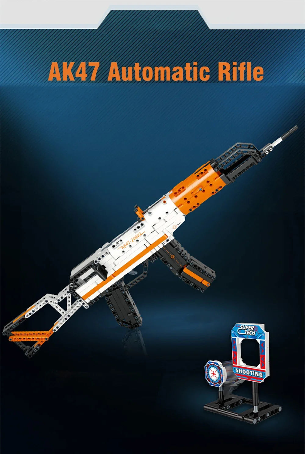 Desert Eagle Bouwset met Zachte Kogels – Inclusief AK47 en Submachine Gun Blokken voor Jongens