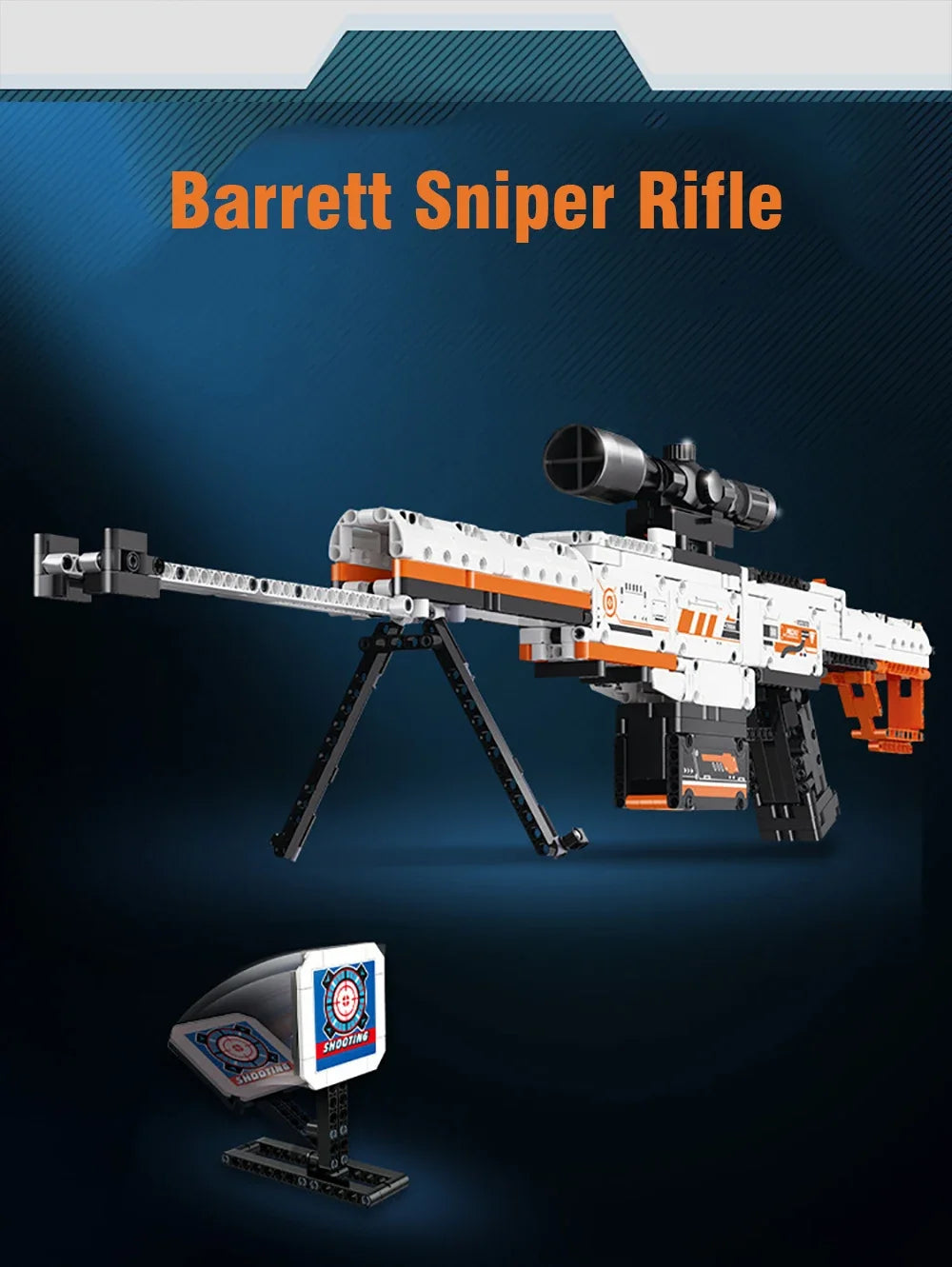 Desert Eagle Bouwset met Zachte Kogels - AK47 en Submachine Gun Blokken voor Jongens