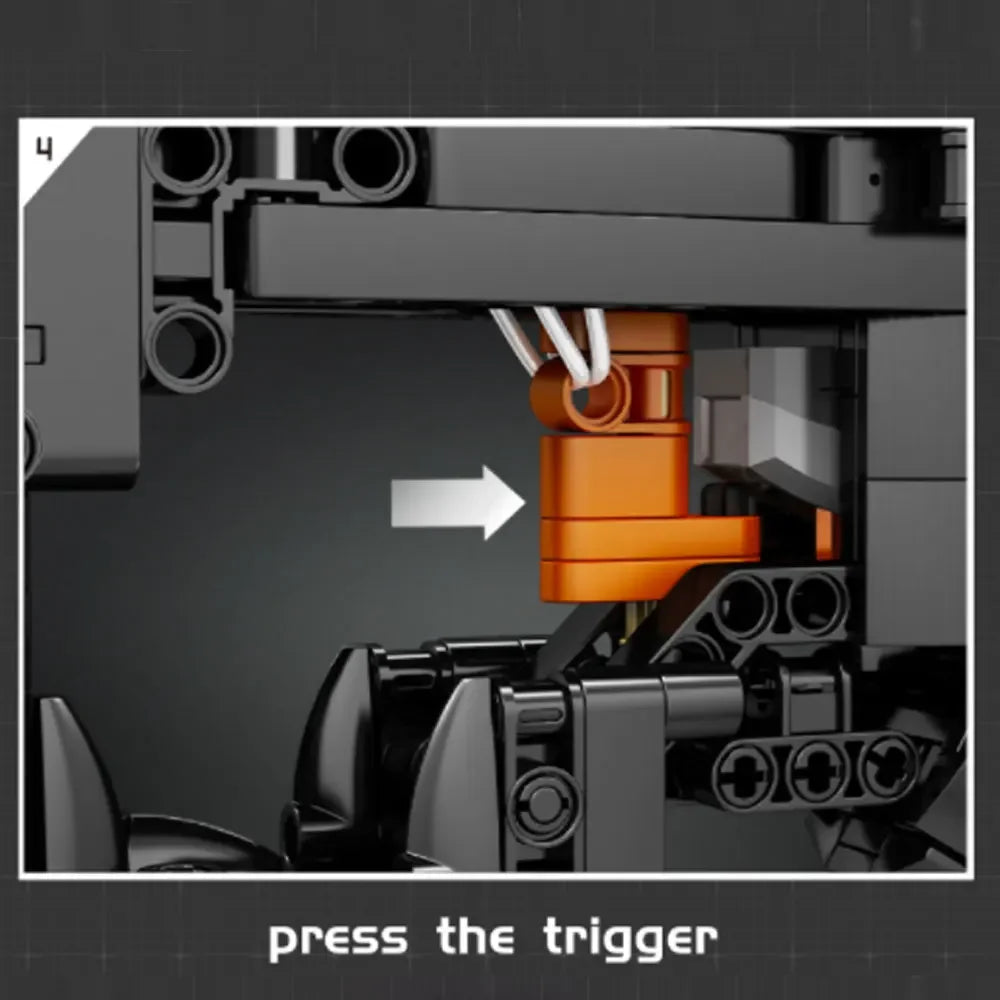 Ww2 Blokjes P90 Submachine Gun - Bouwset voor Kinderen met Technische Details en Creatieve Uitdaging