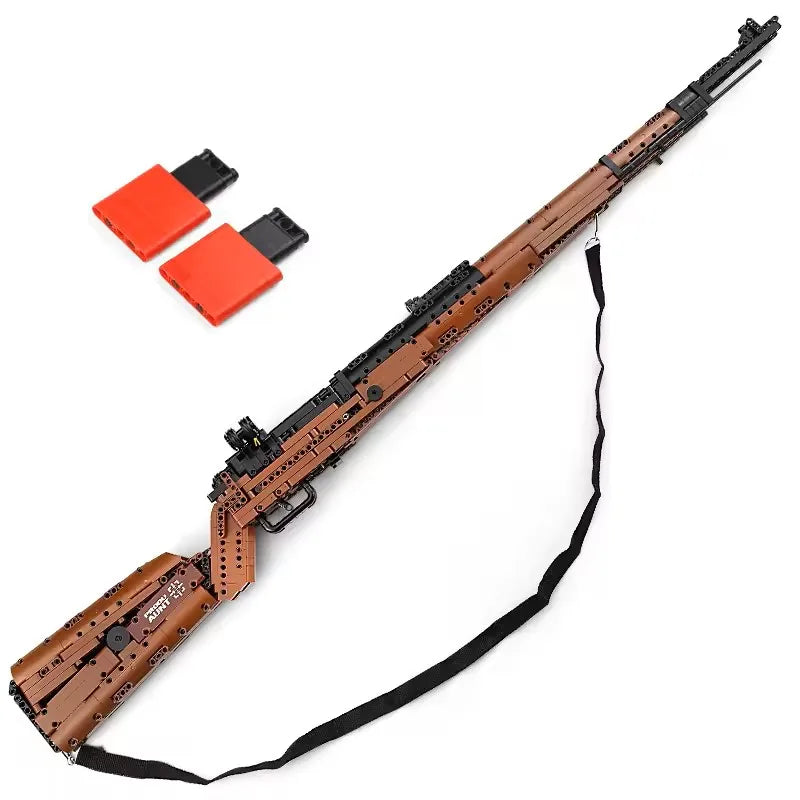 Mauser 98K Sniper Rifle Bouwstenen - Historische Strijdwagen voor Kinderen, Perfect voor Creatief Spel